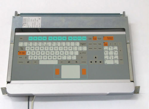 Clavier monté sur rack-tiroir - KT-105-C-26 - k-tronic S.r.l. - à touches mécaniques / à membrane / 105 touches