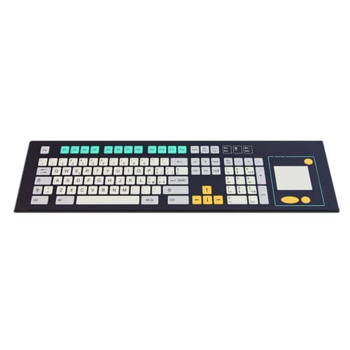 Clavier rackable - KT-84-K-11 - k-tronic S.r.l. - à membrane / 84 touches / avec pavé tactile