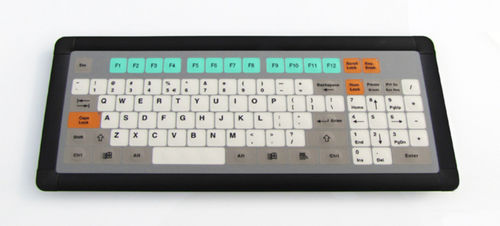 Clavier encastrable - KT-96-I-03 - k-tronic S.r.l. - à membrane / 96 touches / industriel