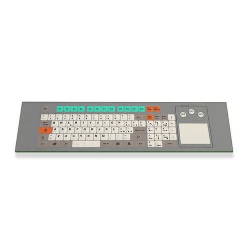 Clavier rackable - KT-96-K-23 - k-tronic S.r.l. - à touches mécaniques / à membrane / 96 touches