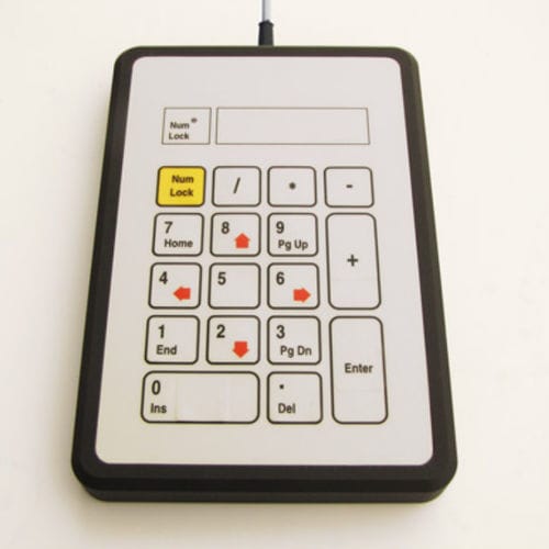 Clavier numérique 17 touches - KT-17-T-35 - k-tronic S.r.l. - benchtop / à membrane / métallisé