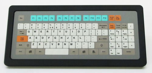 Clavier encastrable - KT-96-T-02 - k-tronic S.r.l. - à touches mécaniques / à membrane / 96 touches