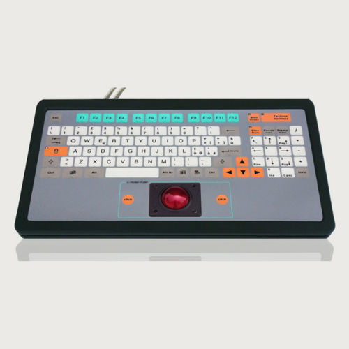 Clavier de bureau - KT-100-T-02 - k-tronic S.r.l. - à touches mécaniques / à membrane / 2 touches de souris