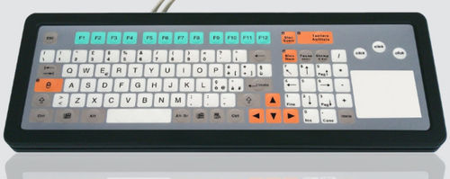 Clavier de bureau - KT-100-T-04 - k-tronic S.r.l. - à touches mécaniques / à membrane / 3 touches de souris