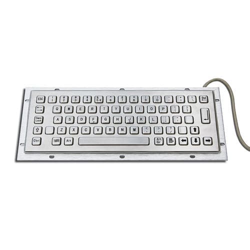 Clavier encastrable - KT-62-GIX-01 - k-tronic S.r.l. - à touches mécaniques / 62 touches / industriel