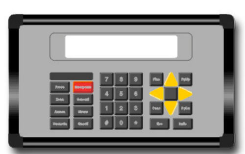 Terminal opérateur avec clavier - k-tronic S.r.l. - encastrable / LCD / rétroéclairage à LED