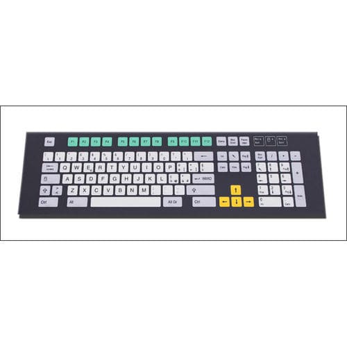 Clavier rackable - KT-101-K-13 - k-tronic S.r.l. - à membrane / 101 touches / industriel