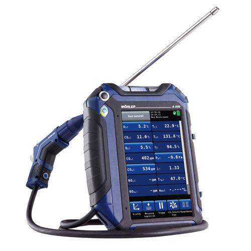 Analyseur d'oxygène - 0 - 100.000 ppm; max. 800 °C  | Wöhler A 550  - Wöhler - de dioxyde de carbone / de gaz / de gaz de combustion