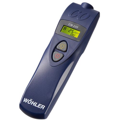 Détecteur de gaz - 0 - 999 ppm | Wöhler CM 220 - Wöhler - de monoxyde de carbone / pour four / pour poêle
