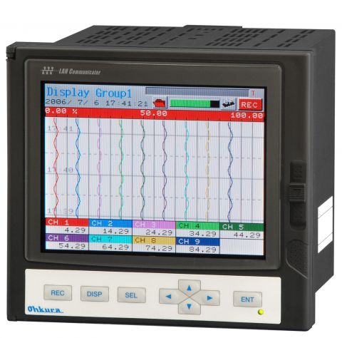 Enregistreur sans papier - VM6100 - Ohkura Electric - avec afficheur graphique LCD