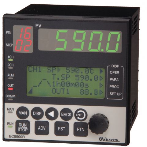 Contrôleur de température numérique - EC5900R - Ohkura Electric - graphique / PID / pour l'industrie