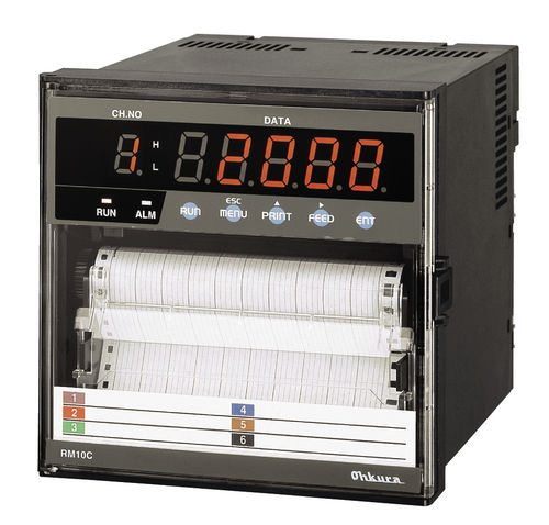 Enregistreur papier - RM10C - Ohkura Electric - portable / IP65