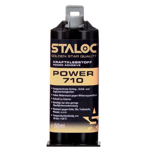 Colle polyoléfine - Power 710 - STALOC - pour métal / monocomposant / résistance au cisaillement