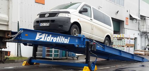 Rampe pour véhicules - MR14T - Hidrotiltai - mobile / réglable