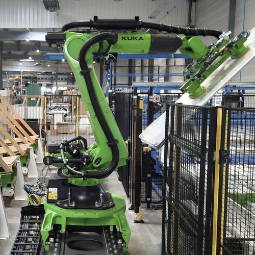 Cellule robotisée de manutention - ALFI TECHNOLOGIES - pour grandes pièces / pour l'industrie aéronautique / pour ligne d'assemblage