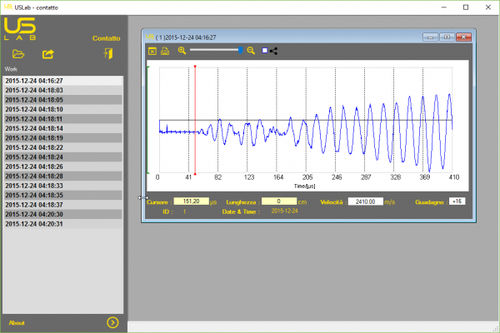 Logiciel de visualisation - USLABCT - M.A.E. S.r.l. - de reporting / pour structures en béton