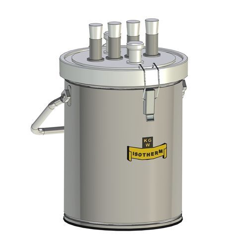 Vase Dewar de laboratoire - BE-Bio-CO2 - KGW-ISOTHERM Karlsruher Glastechn. Werk Schieder GmbH - CO2 / de stockage / en acier inoxydable