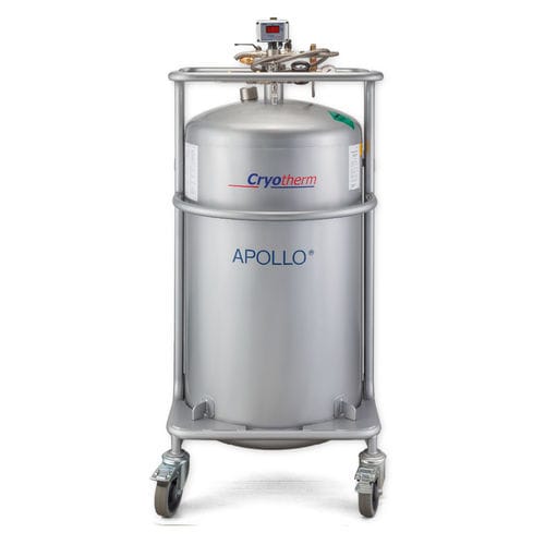 Récipient en inox - APOLLO Series - KGW-ISOTHERM Karlsruher Glastechn. Werk Schieder GmbH - cryogénique / de stockage d'azote liquide / sous vide