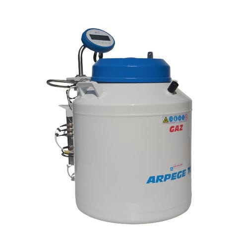 Récipient en aluminium - ARPEGE  - KGW-ISOTHERM Karlsruher Glastechn. Werk Schieder GmbH - cryogénique / léger / sous vide
