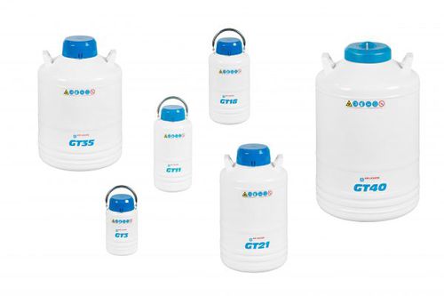 Récipient de transport - GT Series - KGW-ISOTHERM Karlsruher Glastechn. Werk Schieder GmbH - en aluminium / cryogénique / léger
