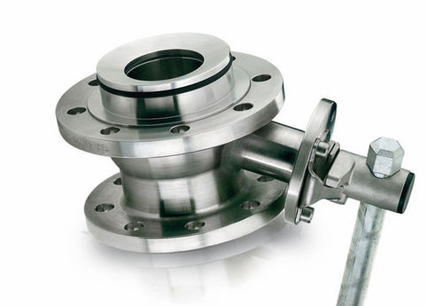 Vanne à boisseau sphérique flottant - K500 - KLINGER-SCHÖNEBERG GmbH - manuelle / de contrôle / pour bride