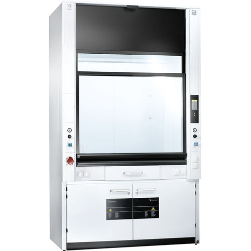 Hotte de laboratoire - EXPLORIS® - Köttermann GmbH - d'aspiration chimique / d'échappement / pour distillation