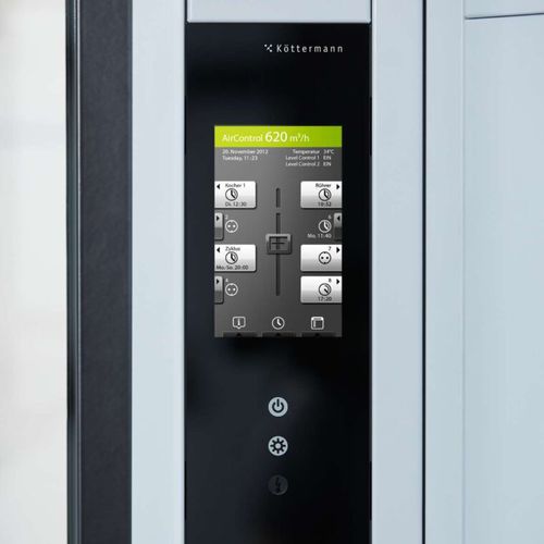 Commande intégré - TouchTronic - Köttermann GmbH - à écran tactile / pour sorbonne