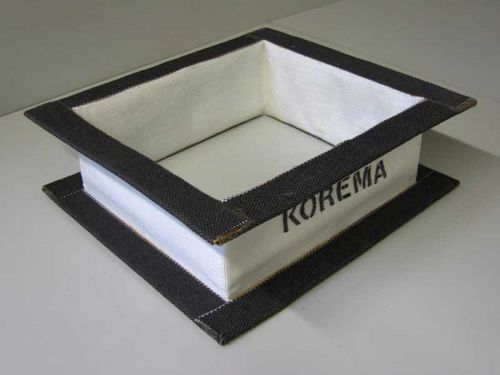 Compensateur de dilatation en tissu - KOREMA® GmbH & Co. KG - rectangulaire / à bride / pour applications industrielles