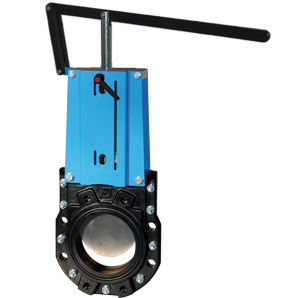 Vanne à guillotine - WGEB-ML - Watergates GmbH & Co. KG - à levier / pour l'eau / à montage sur bride