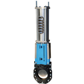 Vanne à guillotine - WGEB-PSNC - Watergates GmbH & Co. KG - à commande pneumatique / pour l'eau / à montage sur bride