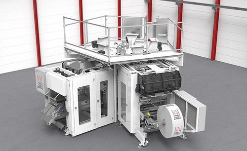 Ensacheuse horizontale - Weber Waagenbau und Wägeelektronik GmbH - FFS / pour chantier de construction / pour poudres