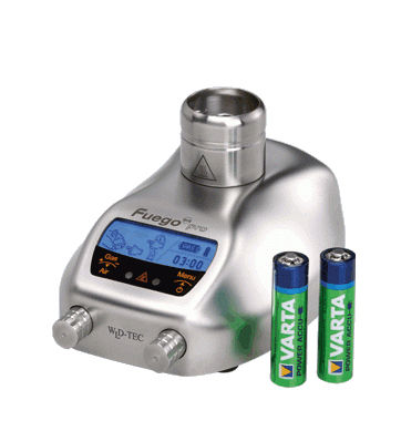 Bec Bunsen à piles - max. 1 350 °C | Fuego SCS pro - WLD-TEC GmbH