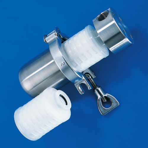 Carter de filtre à cartouche - WJ Junior  - Wolftechnik Filtersysteme GmbH & Co. KG - pour liquide / en acier inoxydable