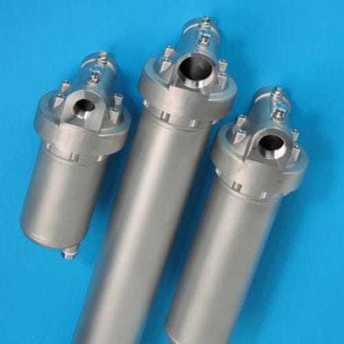 Carter de filtre à cartouche - 01WTGD - Wolftechnik Filtersysteme GmbH & Co. KG - pour liquide / en acier inoxydable