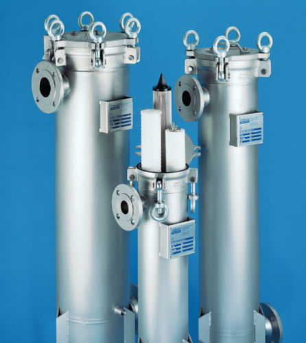 Carter de filtre à cartouche - WTGD  - Wolftechnik Filtersysteme GmbH & Co. KG - pour liquide / en acier inoxydable
