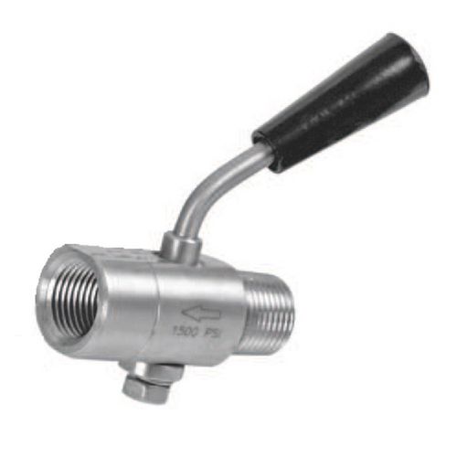 Vanne pour manomètre - V126.02 - Metalurgica Zaes S.L. - à levier / mâle-femelle / en acier inox