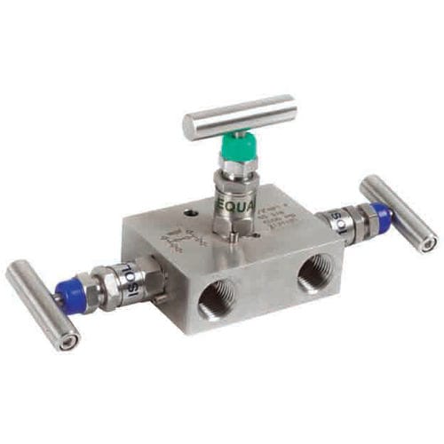 Manifold 3 voies - V106 - Metalurgica Zaes S.L. - en acier inoxydable / d'isolement / de calibration