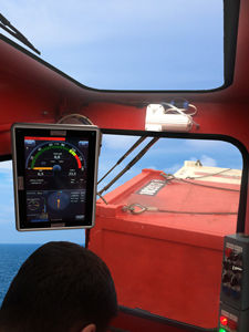 Indicateur de position - MIPEG X - Aanderaa Data Instruments AS  - de charge / de vitesse du vent / LCD