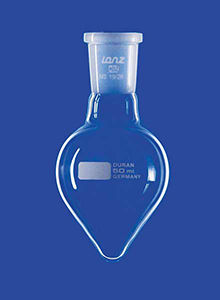 Fiole en forme de poire - 5 - 250 ml - LENZ Laborglas GmbH & Co. KG - en verre borosilicaté