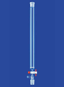 Colonne de chromatographie en borosilicate - 200 - 600 mm - LENZ Laborglas GmbH & Co. KG - en verre