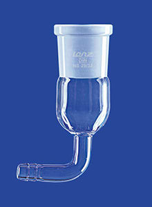 Adaptateur de laboratoire pour verrerie - LENZ Laborglas GmbH & Co. KG - coudé à 90°