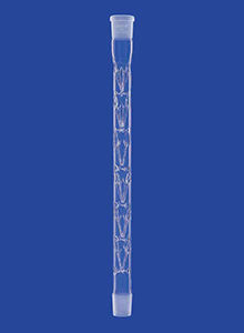 Colonne de distillation de Vigreux - 200 - 600 mm - LENZ Laborglas GmbH & Co. KG - en verre borosilicaté