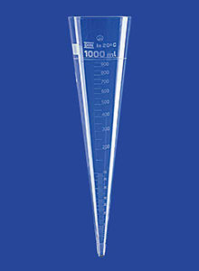 Cône de sédimentation d'Imhoff - max. 1 000 ml - LENZ Laborglas GmbH & Co. KG
