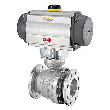 Vanne à boisseau sphérique - BR 26s - Pfeiffer Chemie-Armaturenbau GmbH - pneumatique / de contrôle / double