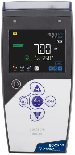PH mètre portable - EC-21 pH - Phoenix Instrument GmbH - de laboratoire / avec afficheur LCD / avec compensation de température automatique