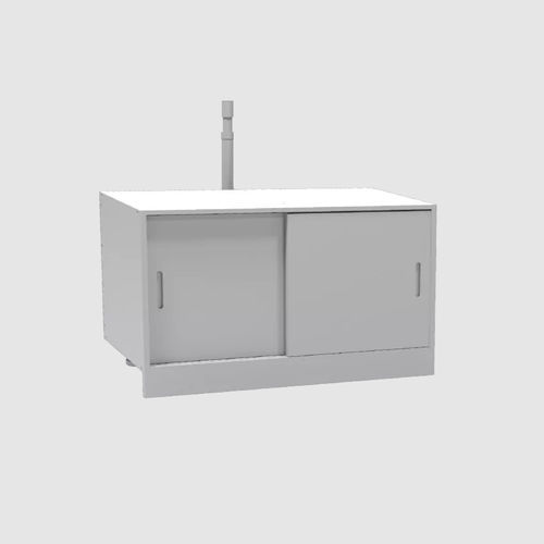 Armoire de stockage - DCL PP series  - POL-EKO sp.k. - montage sous établi / à étagères / double porte