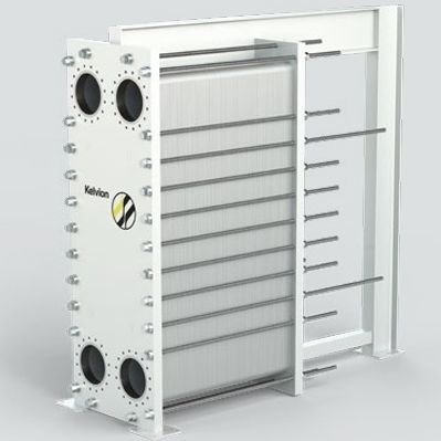 Échangeur de chaleur à plaques et joints - NX series - Kelvion Holding GmbH - eau/eau / en acier inoxydable / haute performance