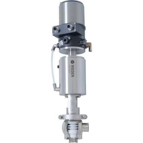Vanne à modulation - Gebr. Rieger GmbH + Co. KG - manuelle / pneumatique / à régulation de débit