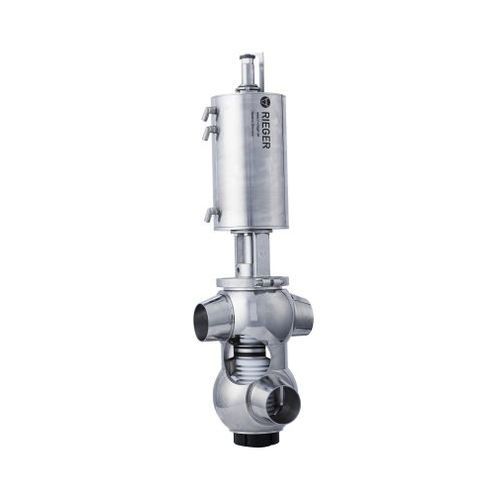 Vanne aseptique - N13 - Gebr. Rieger GmbH + Co. KG - pneumatique / antimélange / à double siège