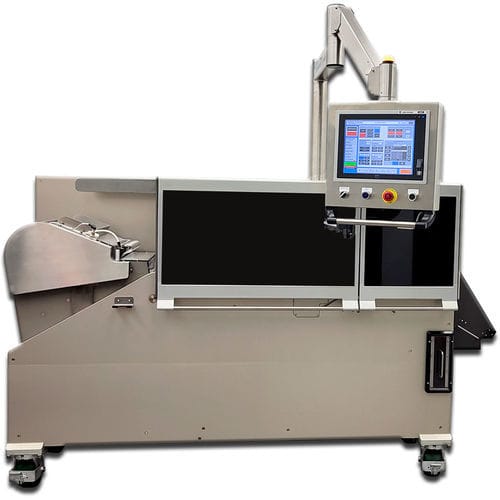 Machine de marquage laser UV - IBM  - R.W. Hartnett Co. - mobile / pour gélules / pour comprimés